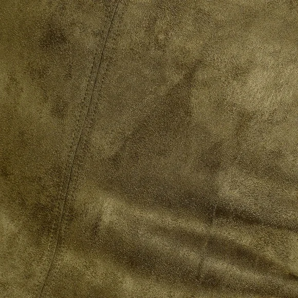 NWT  LULUS Button-Up Shirt and Olive Skirt size L - Picture 5 of 12